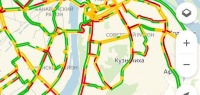 Нижний Новгород встал в девятибалльных пробках 16 декабря